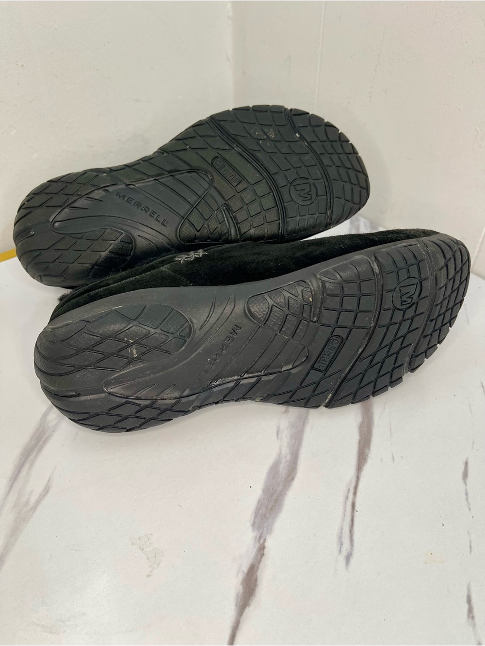 Merrell Women's Primo Chill Slide Shoes Sz 9 Clogs Suede Black Slip On - Picture 10 of 10